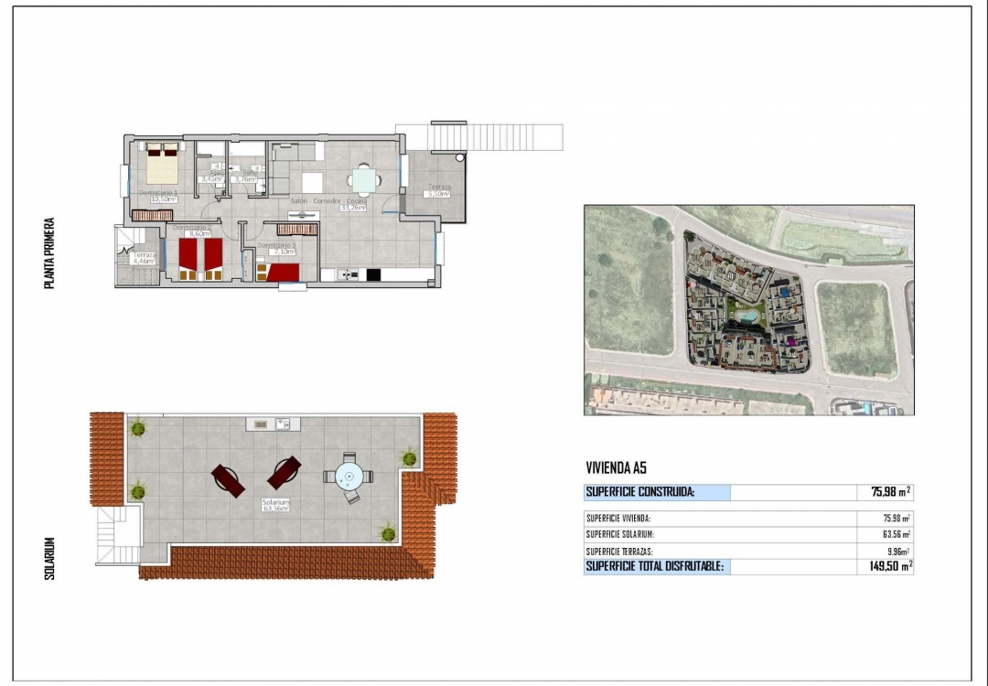 New Build - Top Floor Bungalow - Cox