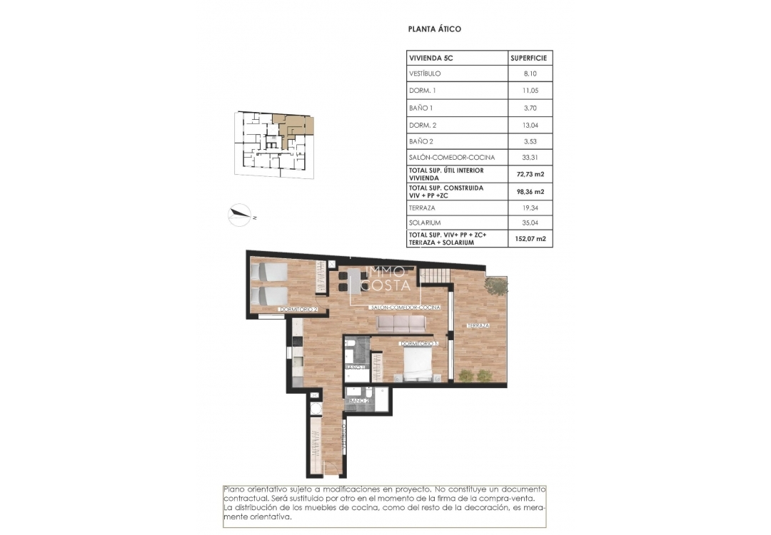 Nouvelle construction - Attique - Torrevieja