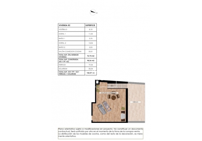 Nouvelle construction - Attique - Torrevieja