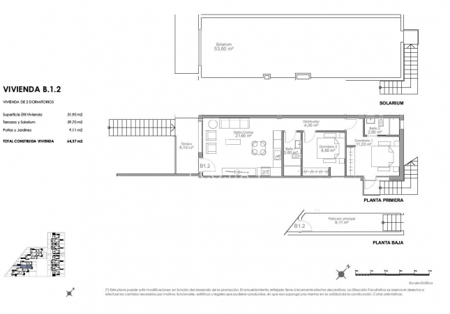 Nieuwbouw Woningen - Top Floor Bungalow - Puerto de Mazarron