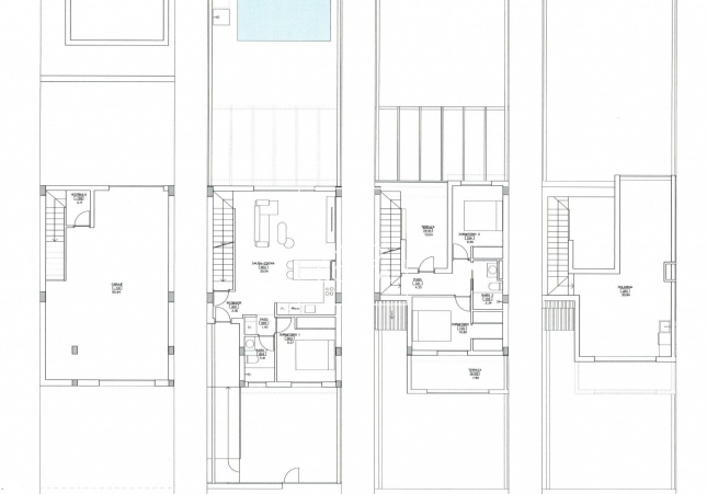 Nieuwbouw Woningen - Herenhuis - Los Alcazares