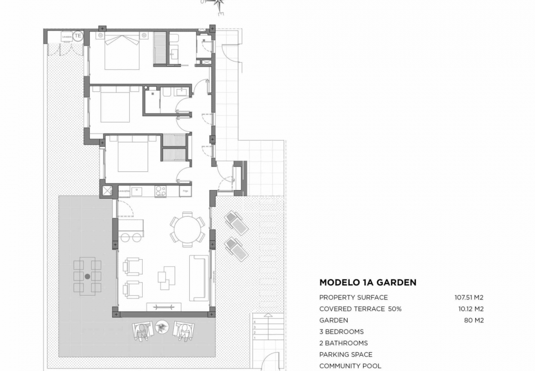 Nouvelle construction - Ground floor apartment - Los Alcazares