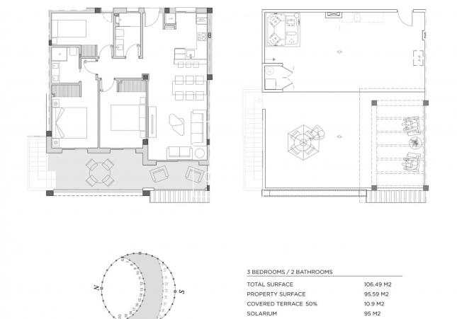 Nieuwbouw Woningen - Top Floor Bungalow - Rojales