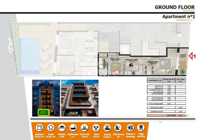 New Build - Ground floor apartment - Torrevieja