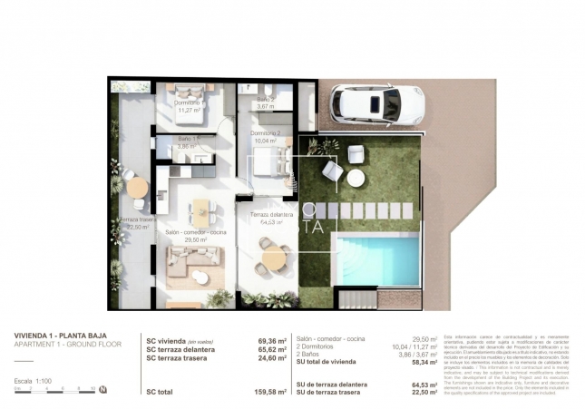 New Build - Ground Floor Bungalow - San Pedro del Pinatar - San Pedro Del Pinatar