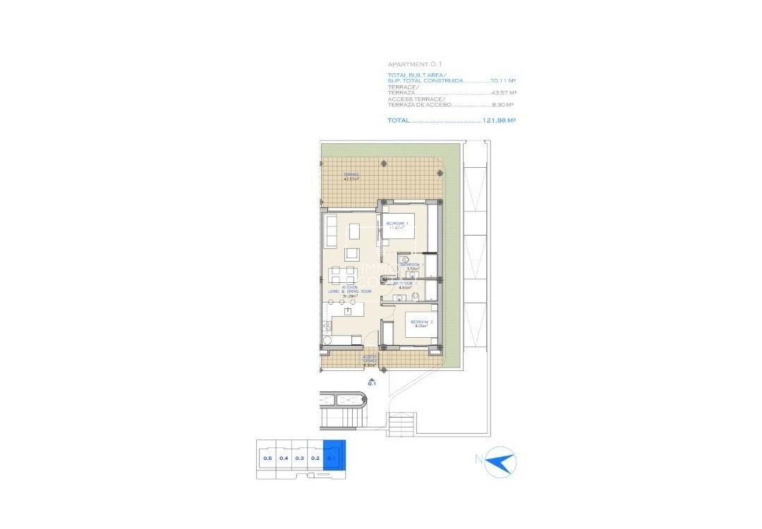 Новое здание - Ground floor apartment - Los Alcazares