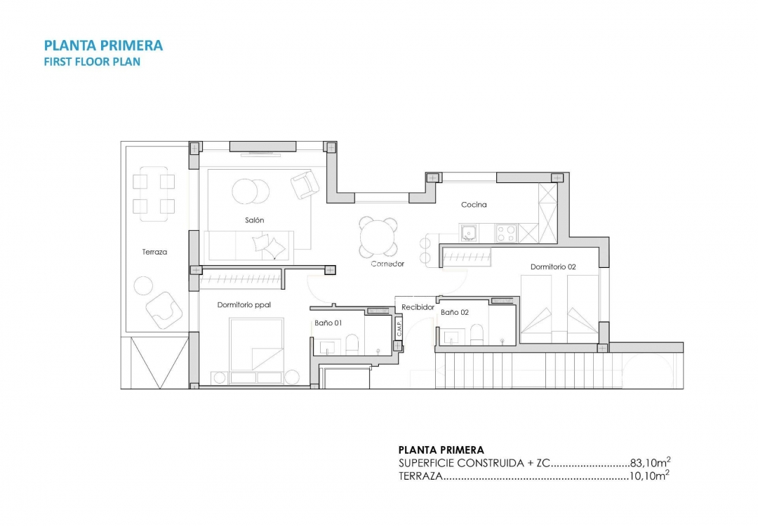 New Build - Apartment / flat - Torre Pacheco