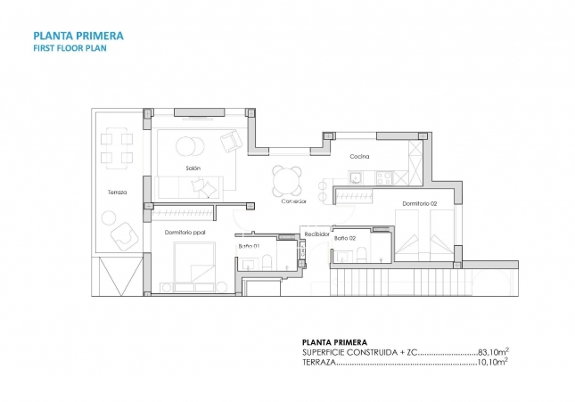 New Build - Apartment / flat - Torre Pacheco