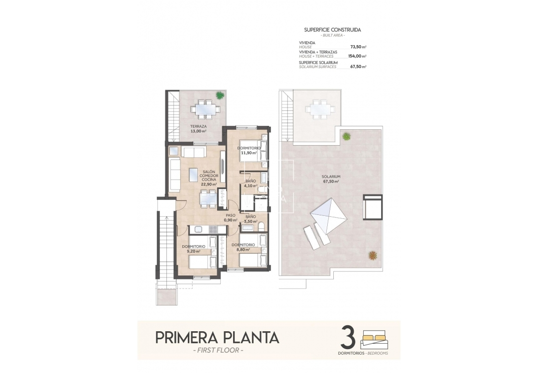 Nouvelle construction - Top Floor Bungalow - San Miguel de Salinas - San Miguel De Salinas