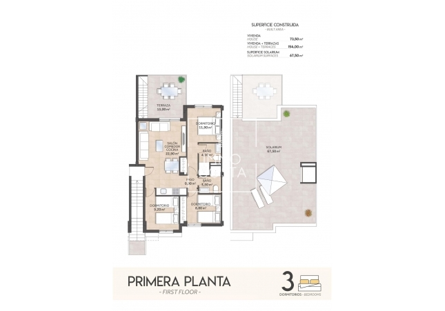 Nouvelle construction - Top Floor Bungalow - San Miguel de Salinas - San Miguel De Salinas