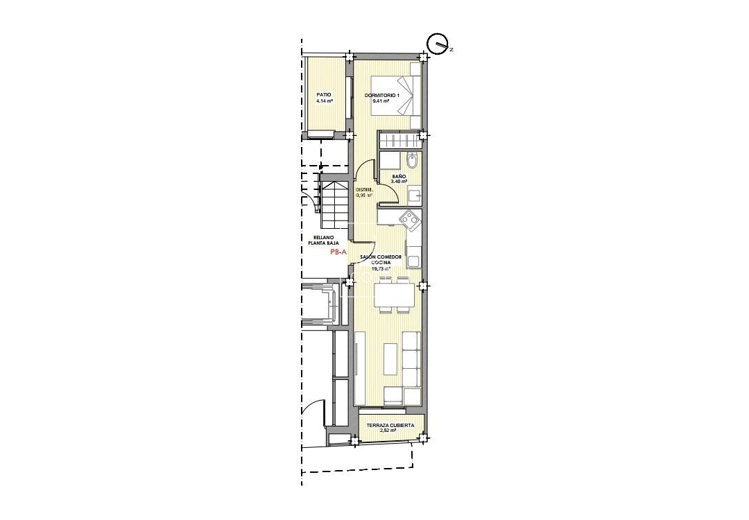 Новое здание - Ground floor apartment - Torrevieja