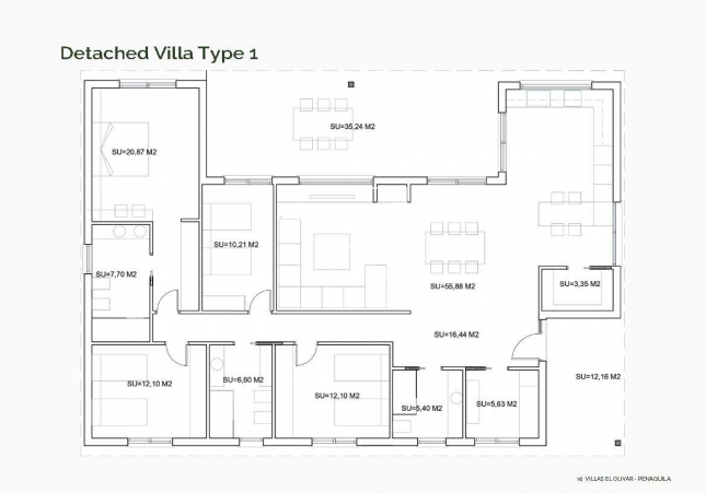 Nowy budynek - Villa - Penaguila