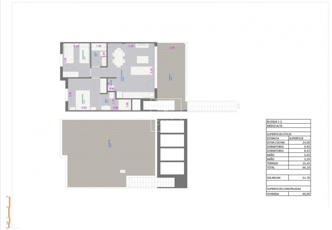 New Build - Top Floor Bungalow - Pilar de La Horadada - Pilar De La Horadada