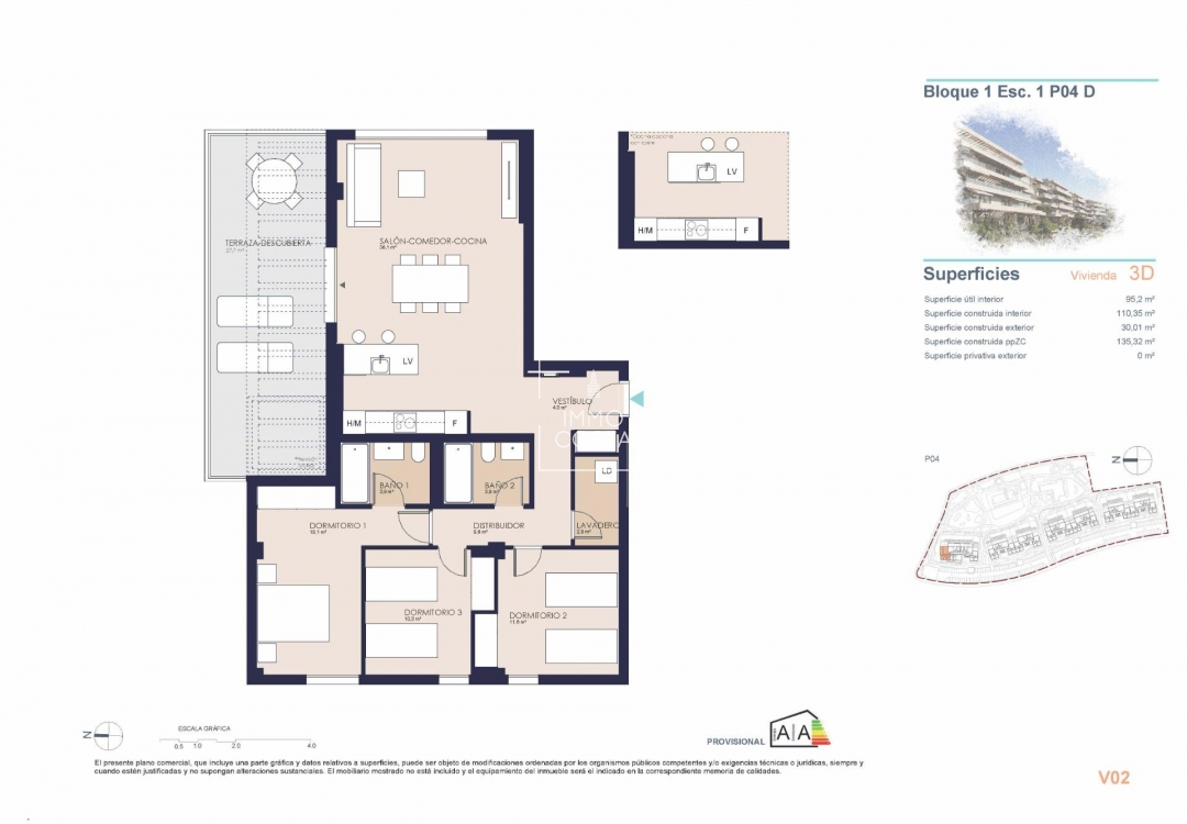 Nouvelle construction - Attique - Denia