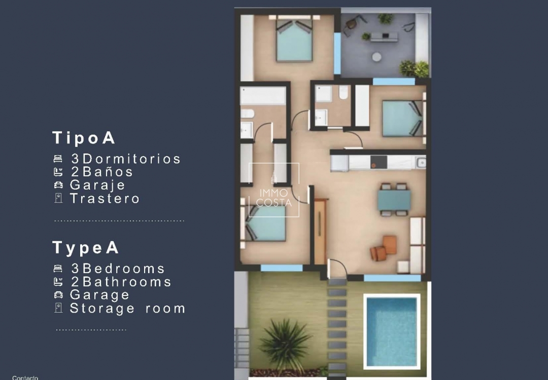 Nowy budynek - Ground Floor Bungalow - San Pedro del Pinatar - San Pedro Del Pinatar