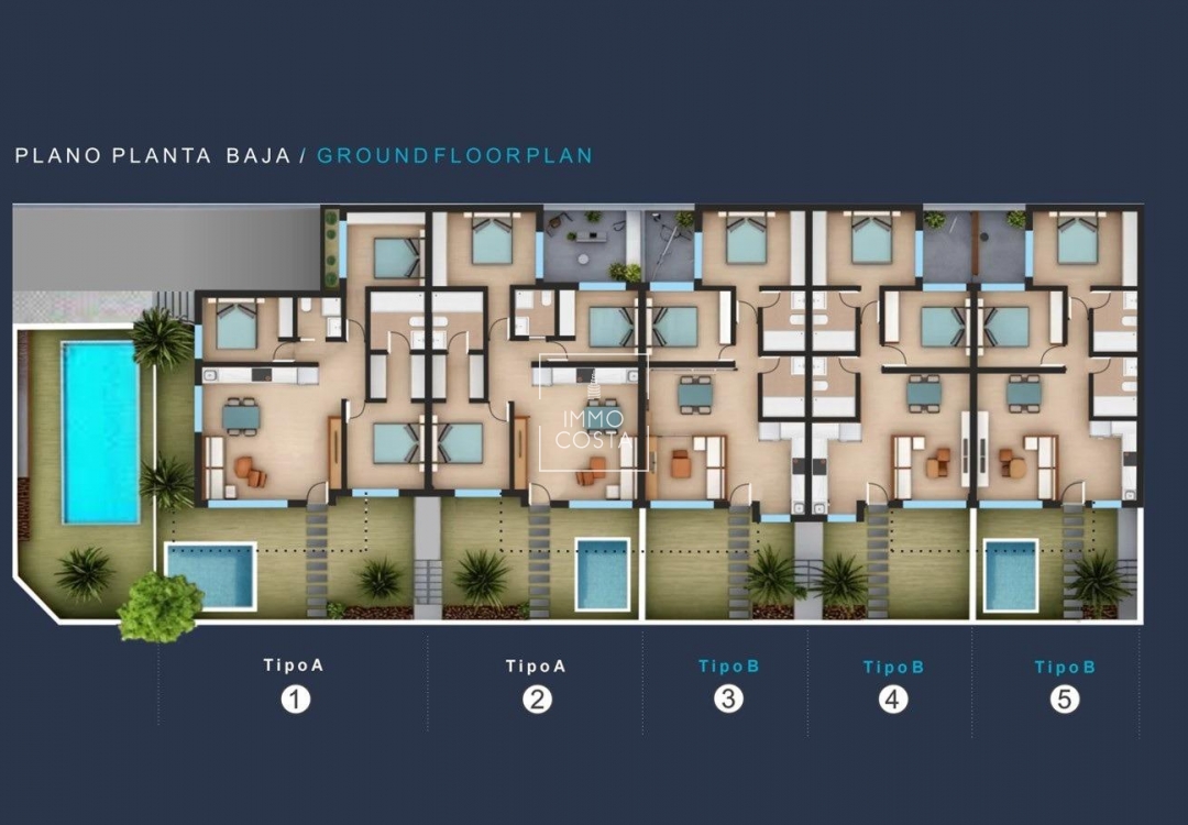 Nowy budynek - Ground Floor Bungalow - San Pedro del Pinatar - San Pedro Del Pinatar
