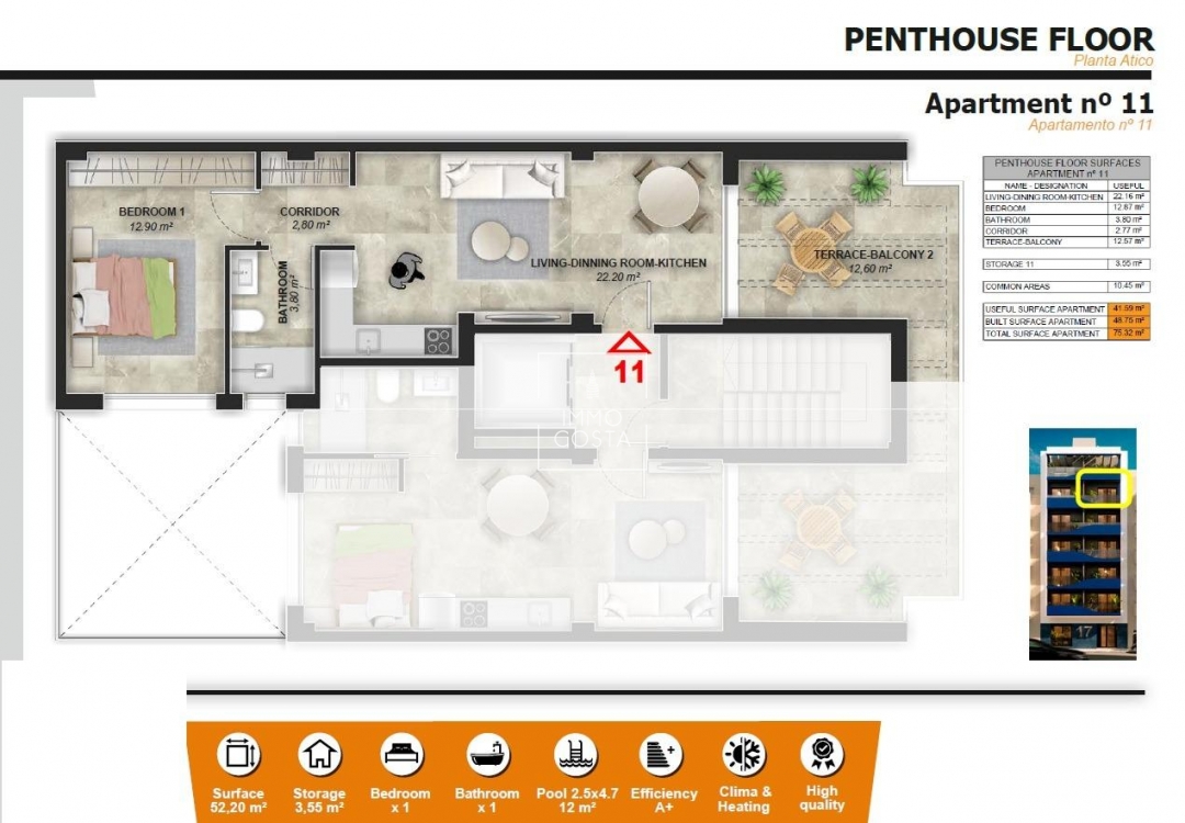 Nieuwbouw Woningen - Penthouse - Torrevieja