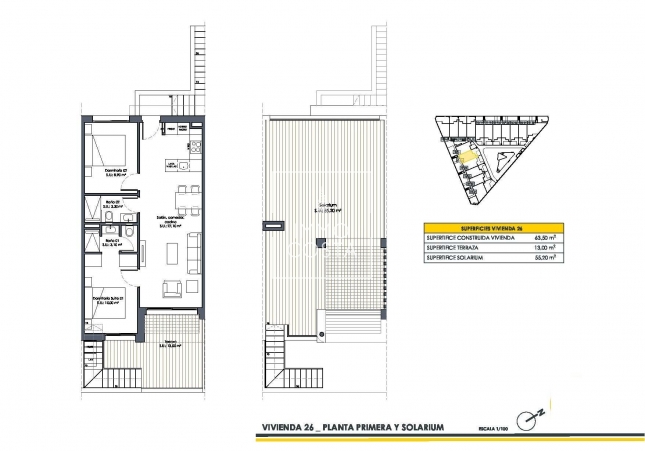 Nieuwbouw Woningen - Top Floor Bungalow - San Fulgencio