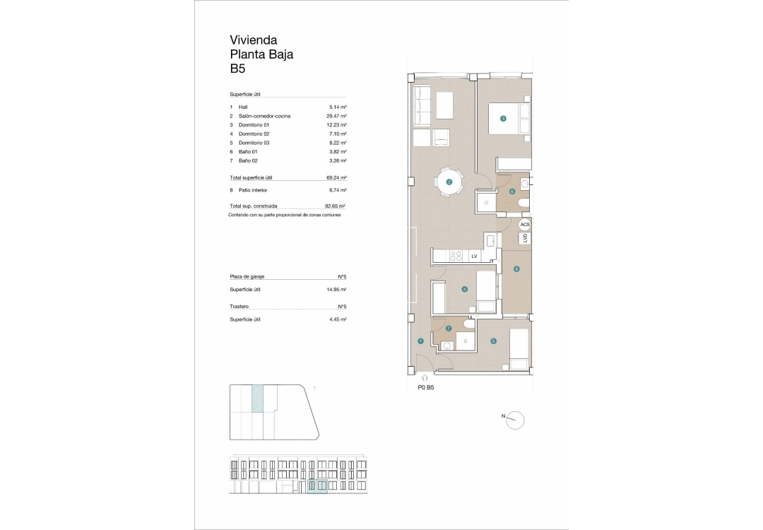 New Build - Ground floor apartment - Jacarilla