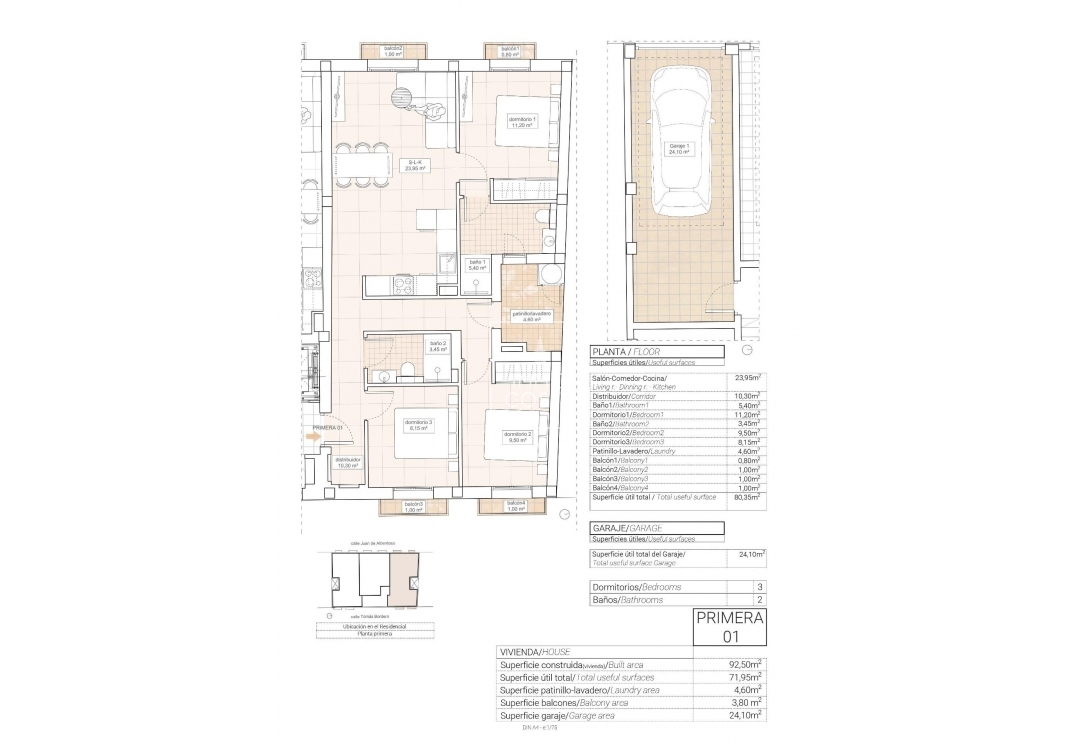 New Build - Apartment / flat - Hondón de las Nieves