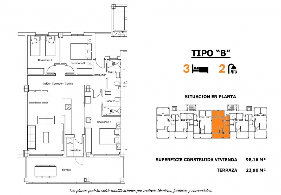 New Build - Apartment / flat - San Miguel de Salinas - San Miguel De Salinas