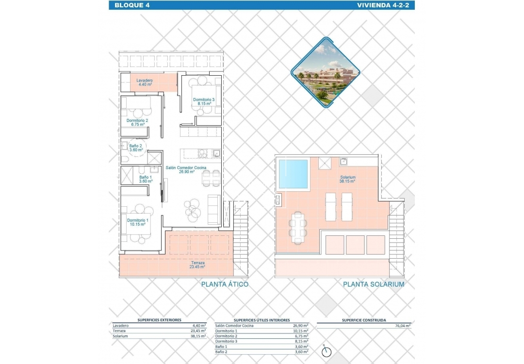 Nouvelle construction - Attique - Pilar de La Horadada - Pilar De La Horadada
