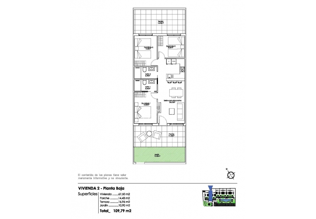 New Build - Ground Floor Bungalow - Pilar de La Horadada - Pilar De La Horadada