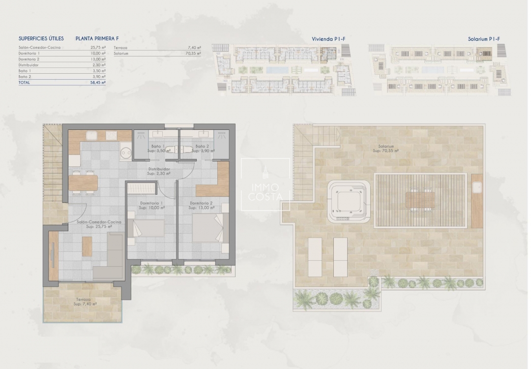 Nouvelle construction - Top Floor Bungalow - Torre Pacheco