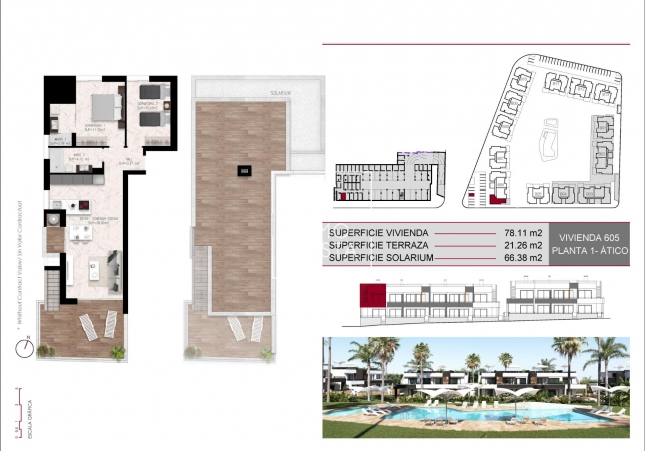 Neubau - Top Floor Bungalow - Ciudad Quesada