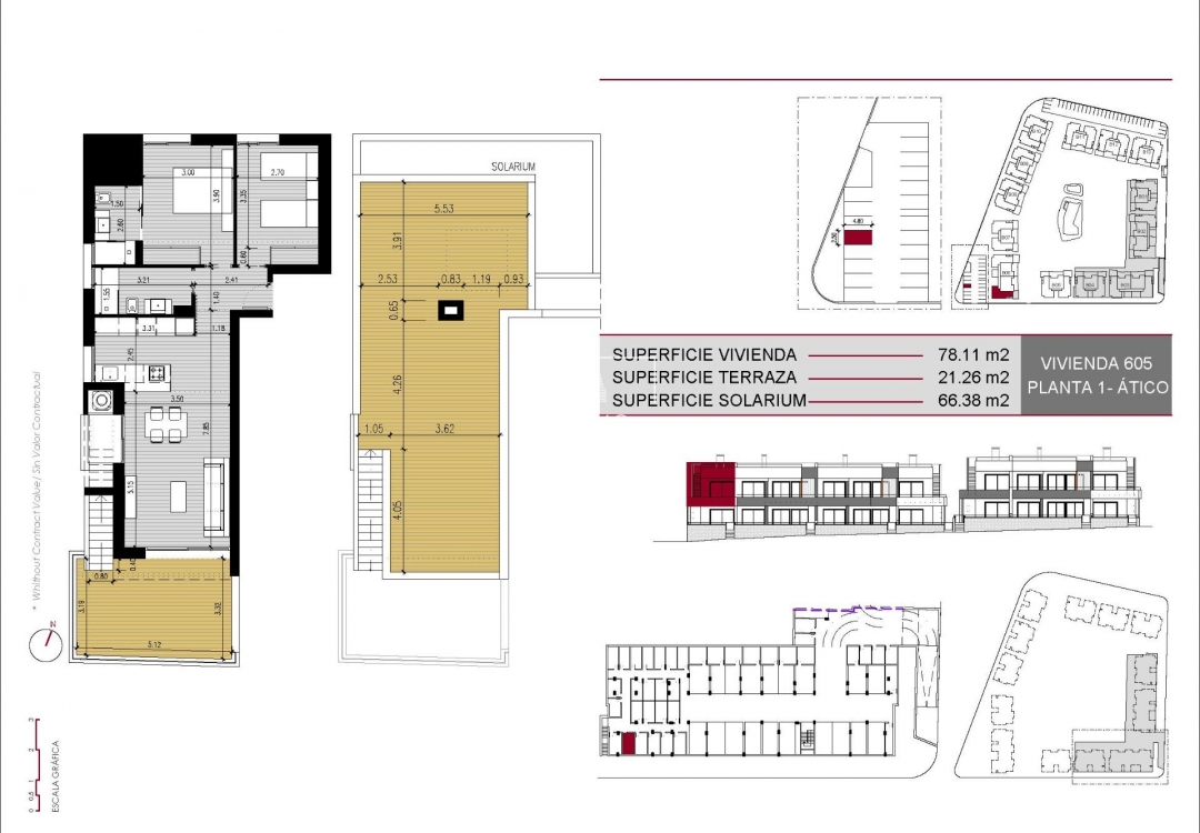 Neubau - Top Floor Bungalow - Ciudad Quesada