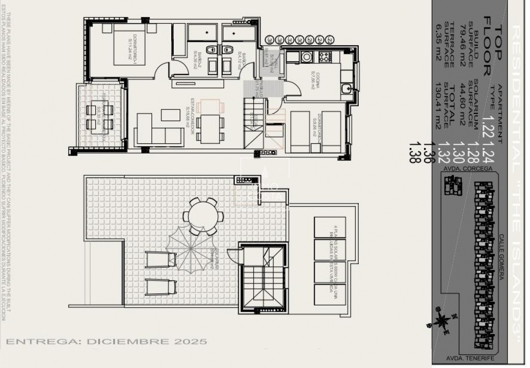 Nieuwbouw Woningen - Top Floor Bungalow - Torrevieja
