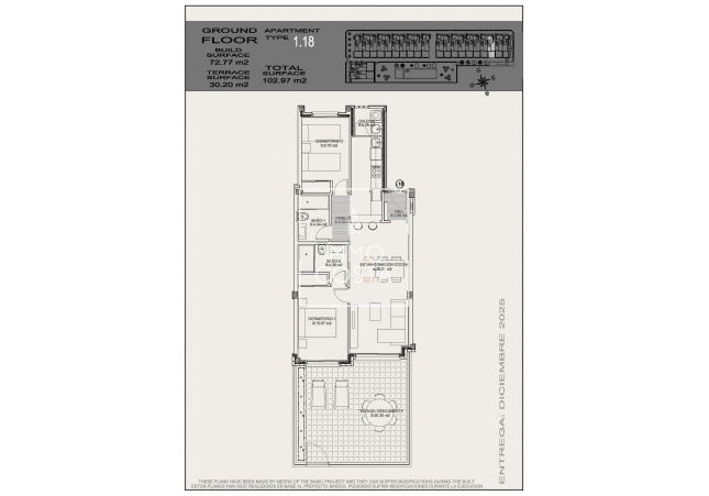Nieuwbouw Woningen - Ground Floor Bungalow - Torrevieja