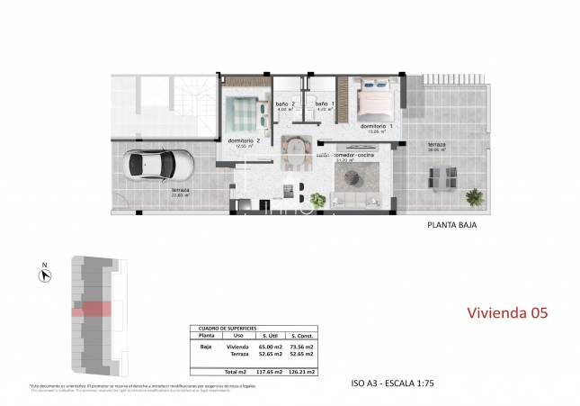 Nieuwbouw Woningen - Ground Floor Bungalow - Pilar de La Horadada - Pilar De La Horadada