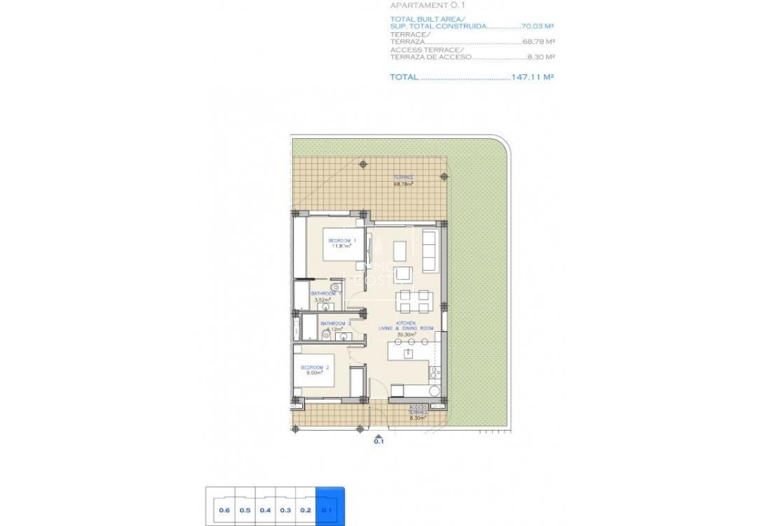 Nowy budynek - Ground floor apartment - Los Alcazares