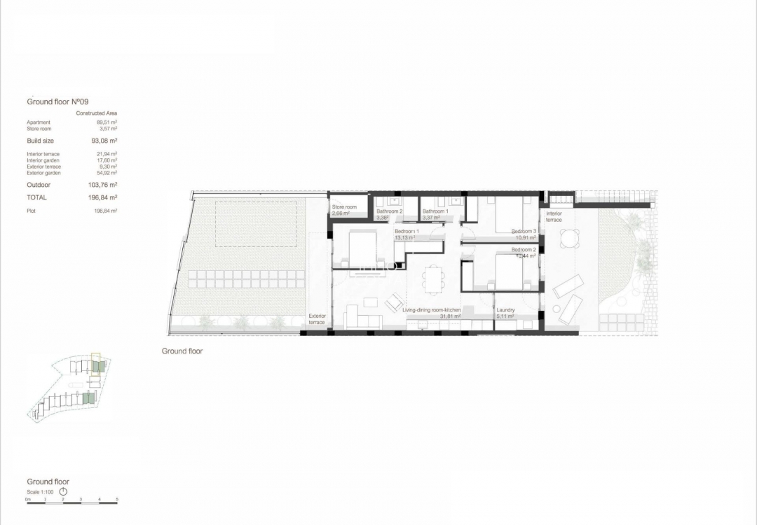 Nowy budynek - Ground Floor Bungalow - San Javier