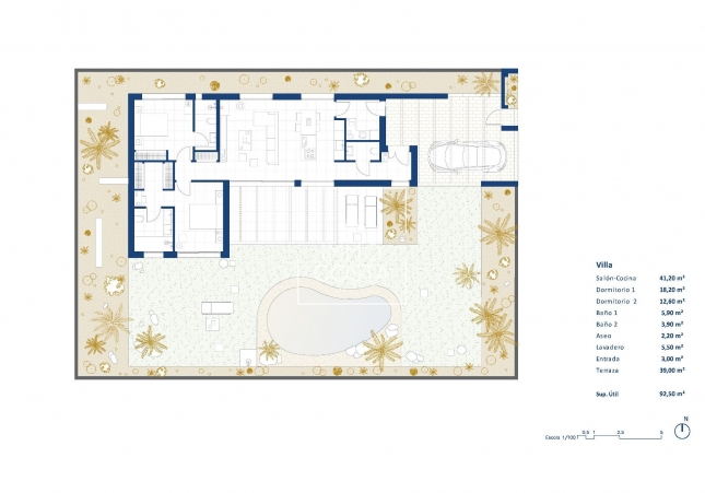 Obra nueva - Villa - Banos y Mendigo