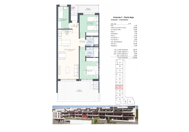 New Build - Ground floor apartment - Benijofar - Benijófar