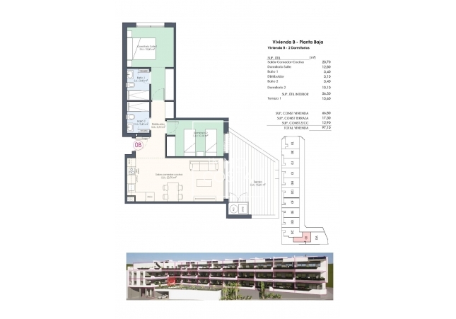New Build - Ground floor apartment - Benijofar - Benijófar