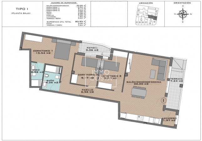 New Build - Ground floor apartment - Algorfa