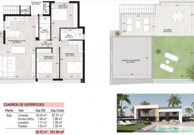 Nowy budynek - Villa - Alhama De Murcia