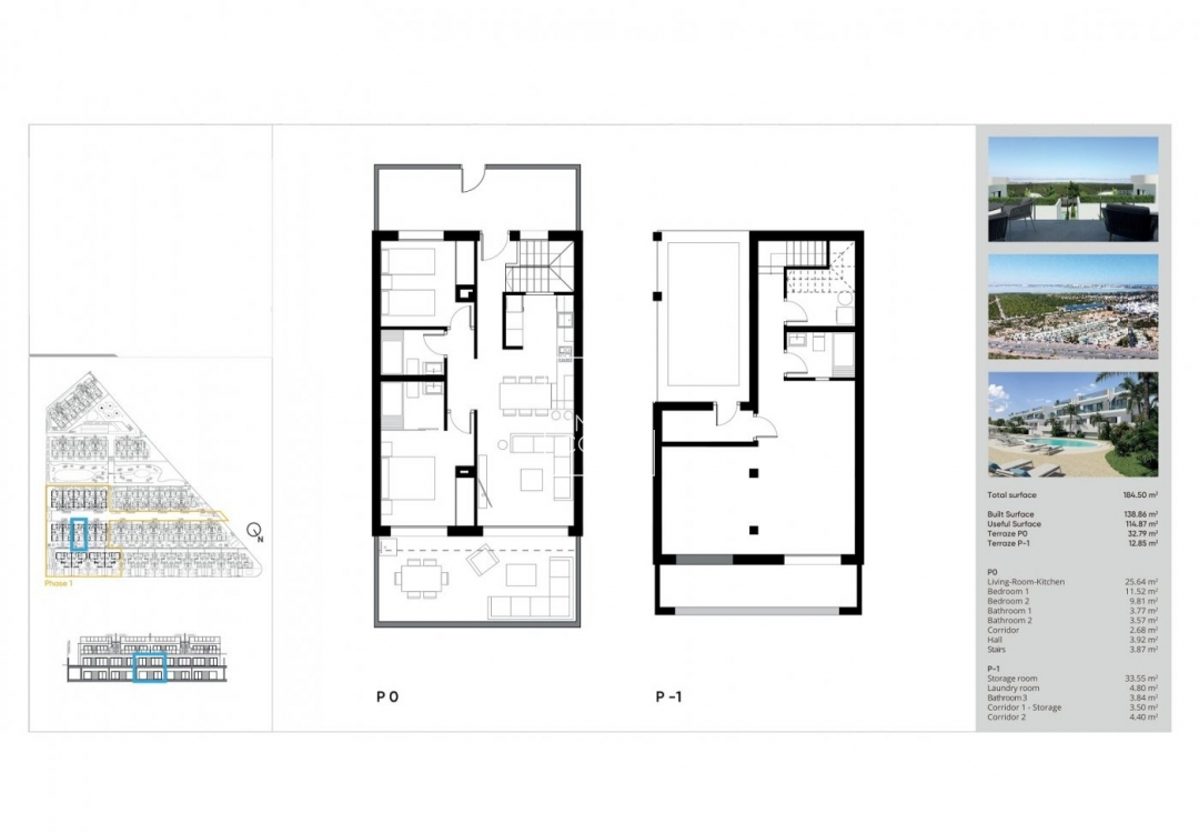 Nowy budynek - Top Floor Bungalow - Torrevieja