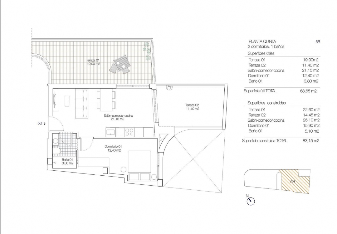 Nouvelle construction - Attique - Torrevieja