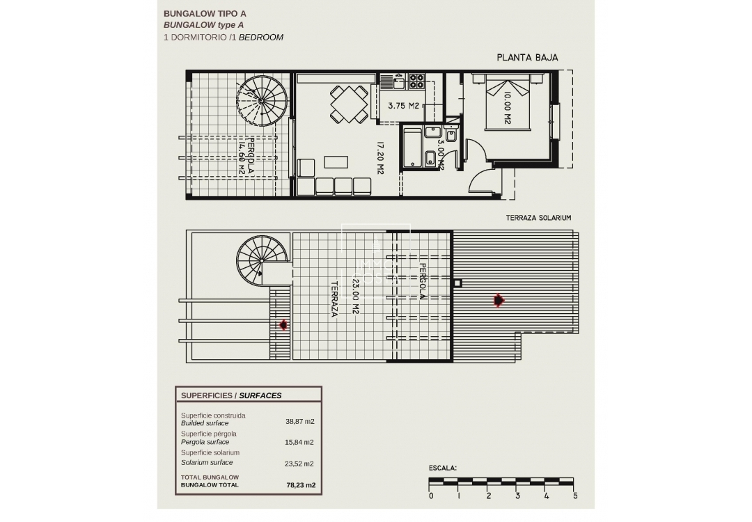 New Build - Top Floor Bungalow - Calpe