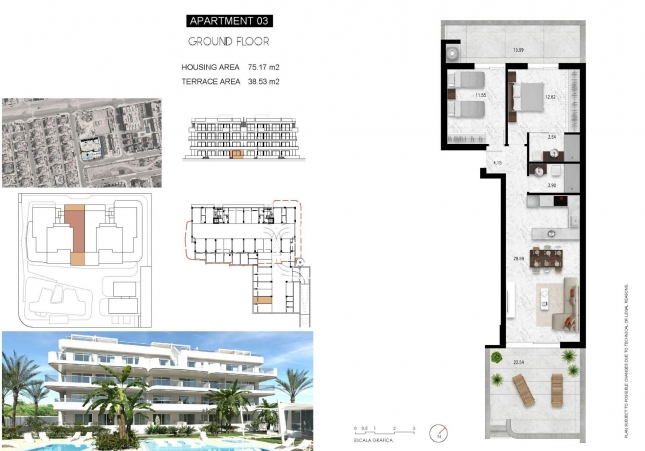 Новое здание - Ground floor apartment - Orihuela Costa
