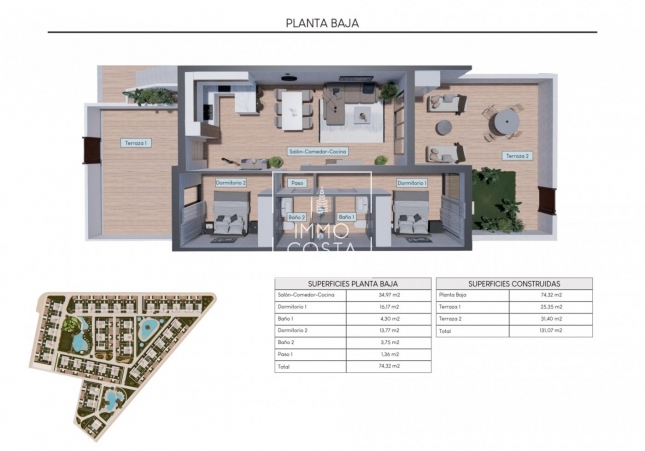 Nieuwbouw Woningen - Ground Floor Bungalow - Torrevieja