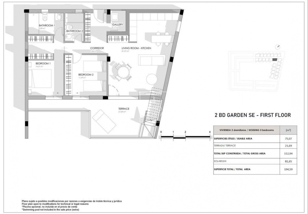 Nowy budynek - Top Floor Bungalow - Torrevieja