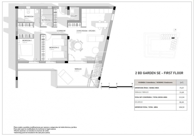 Nowy budynek - Top Floor Bungalow - Torrevieja