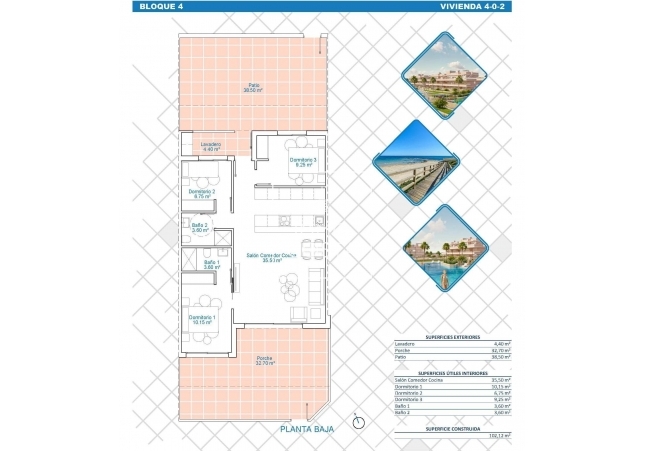 Nieuwbouw Woningen - Ground floor apartment - Pilar de La Horadada - Pilar De La Horadada