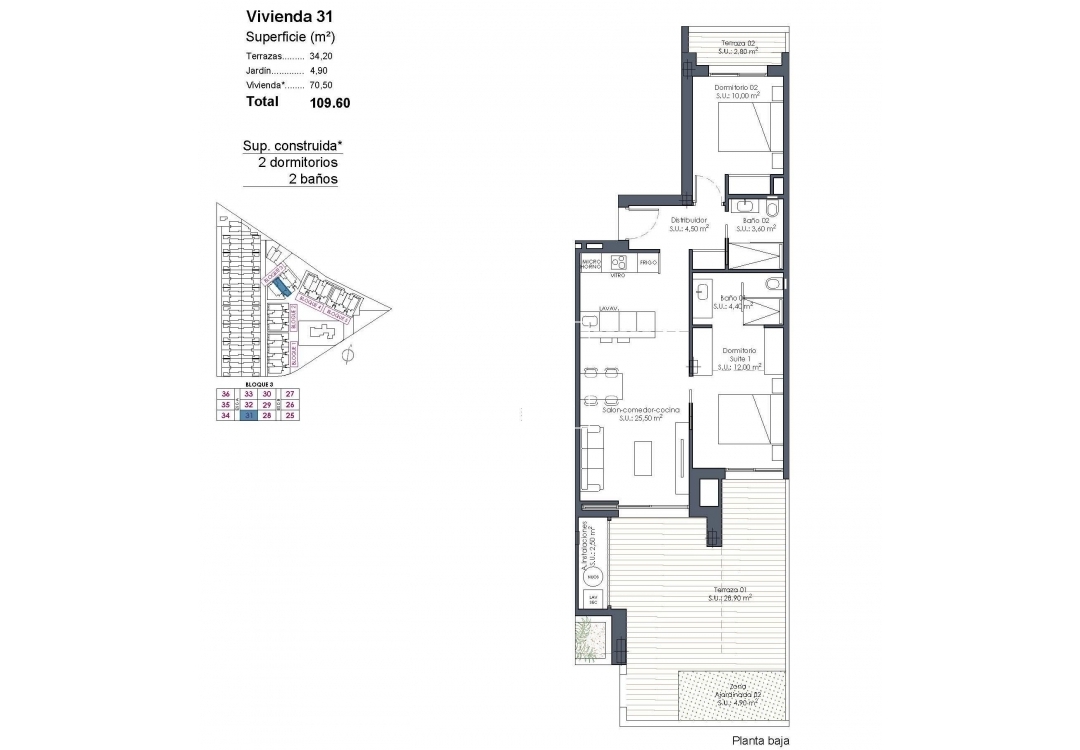 Nieuwbouw Woningen - Ground floor apartment - Los Alcazares