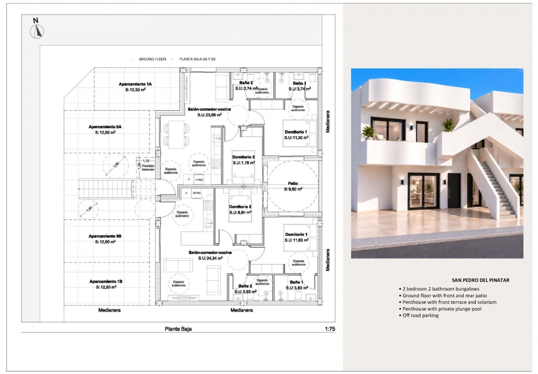New Build - Ground Floor Bungalow - San Pedro del Pinatar - San Pedro Del Pinatar